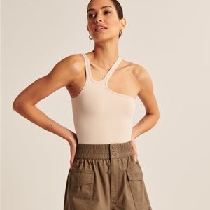 ABERCROMBIE & FITCH asymmetrical bodysuit